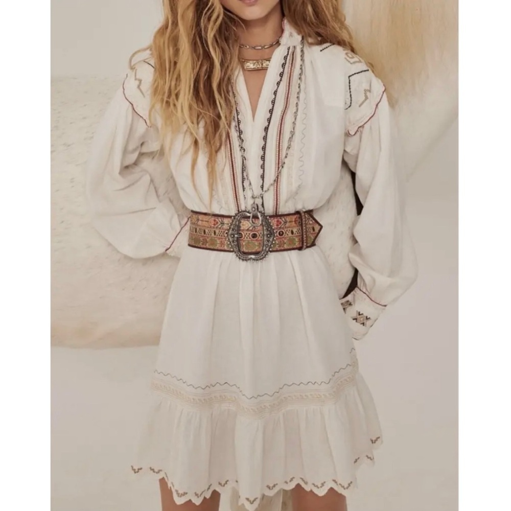 Etro cotton embroidered Dress NEW
